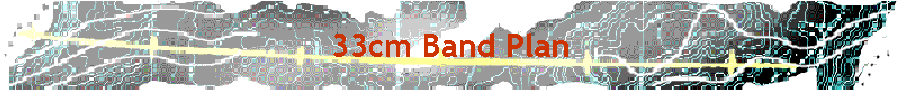 33cm Band Plan